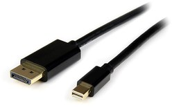 Câble Mini DisplayPort 1.2 vers DisplayPort - StarTech - 4 m - Noir