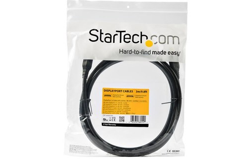 Câble DisplayPort 1.4 8K @ 60Hz - StarTech - 3 m - Noir