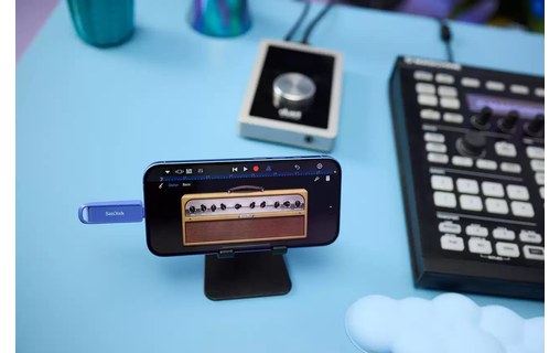 Clé USB-C SanDisk Phone Drive 512 Go - Bleu - USB 3.2