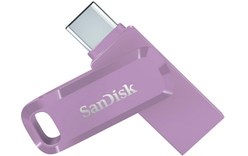 Clé USB-C et USB-A SanDisk Ultra Dual Drive Go 64 Go - Lavande - USB 3.2