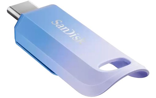 Clé USB-C SanDisk Creator 512 Go - Bleu, Lilas - USB 3.2
