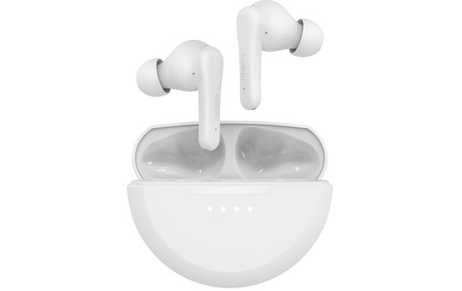 Écouteurs sans fil Belkin SoundForm Rhythm, Blanc - Bluetooth