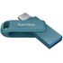 Clé USB-C et USB-A SanDisk Ultra Dual Drive Go 512 Go - Turquoise - USB 3.2