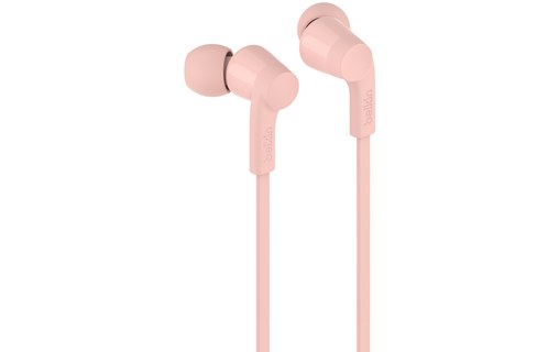 Écouteurs Belkin SoundForm, Rose - USB-C