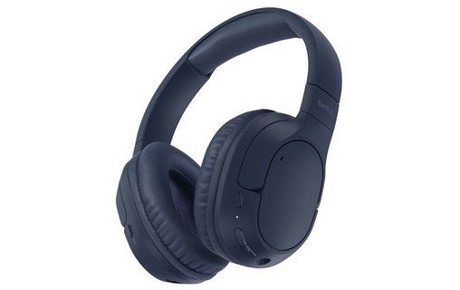 Casque gaming sans fil Belkin AUD009HQBL, Bleu - Bluetooth
