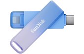 Clé Lightning et USB-C SanDisk Creator Phone Drive 128 Go - Bleu, Lilas