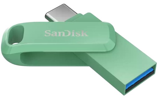 Clé USB-C et USB-A SanDisk Ultra Dual Drive Go 1 To - Vert - USB 3.2