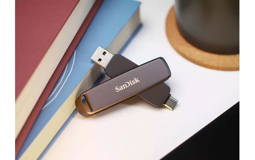 Clé USB-C et USB-A SanDisk Extreme PRO Dual Drive 1 To - Noir - USB 3.2