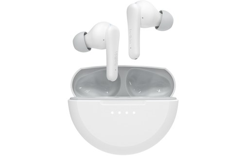 Écouteurs sans fil Belkin SoundForm Nano 2, Blanc - Bluetooth