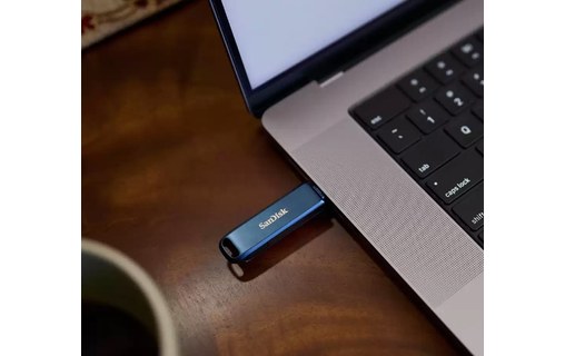 Clé Lightning et USB-C SanDisk Phone Drive pour iPhone 128 Go - Bleu - USB 3.2