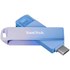 Clé Lightning et USB-C SanDisk Creator Phone Drive 128 Go - Bleu, Lilas