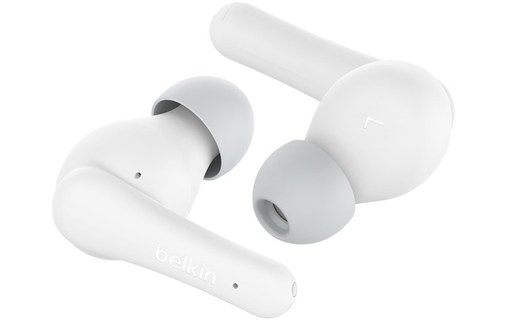 Écouteurs sans fil Belkin SoundForm Nano 2, Blanc - Bluetooth