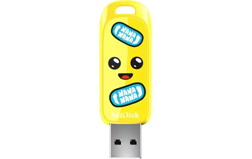 Clé USB SanDisk Fortnite - Édition Banane 256 Go - Jaune - USB 3.2