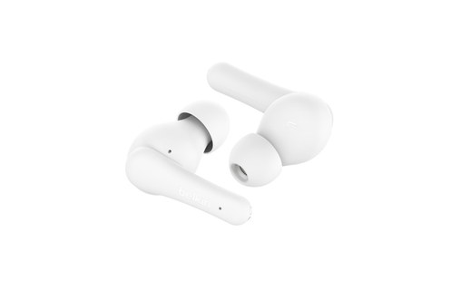 Écouteurs sans fil Belkin SoundForm Rhythm, Blanc - Bluetooth