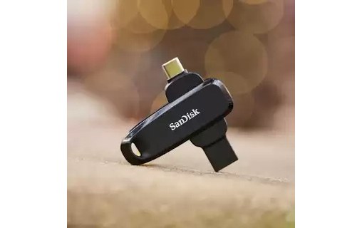 Clé USB-C SanDisk Phone Drive pour Android 64 Go - Noir - USB 3.2