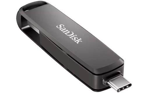 Clé USB-C et USB-A SanDisk Extreme PRO Dual Drive 1 To - Noir - USB 3.2
