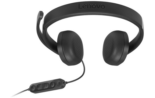 Micro-casque Lenovo VoIP Headset 5000 Stéréo - Noir - USB-C