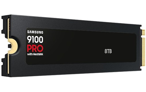 Samsung 9100 PRO 8 To - SSD M.2 2280 NVMe PCIe 5.0 TLC avec dissipateur