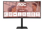 Écran Incurvé 34" AOC E4 CU34E4CW - 120 Hz USB-C