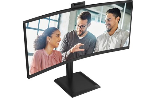 Écran Incurvé 34" AOC E4 CU34E4CW - 120 Hz USB-C