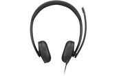 Micro-casque Lenovo VoIP Headset 5000 Stéréo - Noir - USB-C