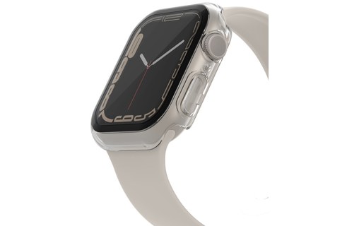 Coque pour Apple Watch SE|9|8|7|6|5|4 44 mm - Belkin ScreenForce - Blanc
