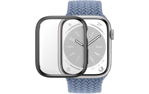 Coque pour Apple Watch 9 | 8 | 7 41 mm - PanzerGlass Full Body - Noir