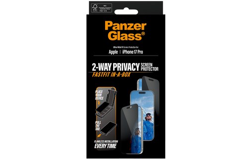 Protection d'écran pour iPhone 17 Pro - PanzerGlass Privacy Screen