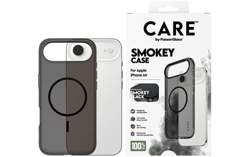 Coque MagSafe pour iPhone Air - PanzerGlass Care Urban Explorer - Noire