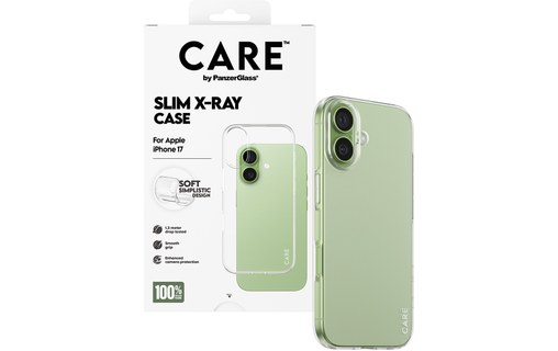 Coque pour iPhone 17 - PanzerGlass Care X-Ray - Transparente