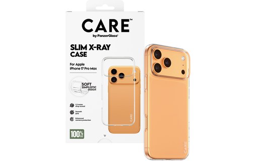 Coque pour iPhone 17 Pro Max - PanzerGlass Care X-Ray - Transparente