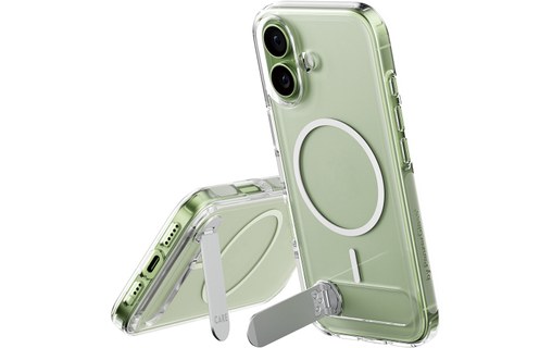 Coque MagSafe pour iPhone 17 - PanzerGlass Care Kickstand - Transparente