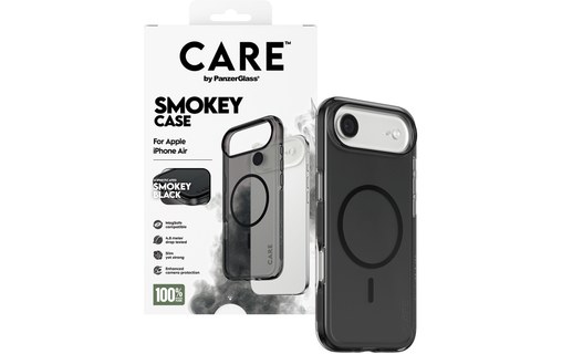 Coque MagSafe pour iPhone Air - PanzerGlass Care Urban Explorer - Noire
