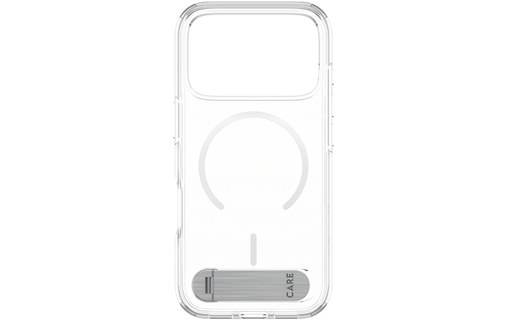 Coque MagSafe pour iPhone 17 Pro - PanzerGlass Care Kickstand - Transparente