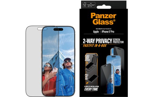 Protection d'écran pour iPhone 17 Pro - PanzerGlass Privacy Screen