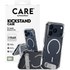 Coque MagSafe pour iPhone 17 Pro - PanzerGlass Care Kickstand - Transparente