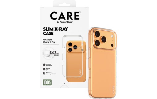 Coque pour iPhone 17 Pro - PanzerGlass Care X-Ray - Transparente