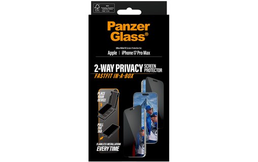 Protection d'écran pour iPhone 17 Pro Max - PanzerGlass Privacy Screen
