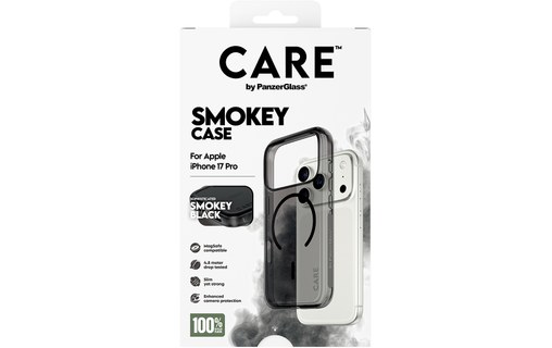 Coque MagSafe pour iPhone 17 Pro - PanzerGlass Care Urban Explorer - Noire