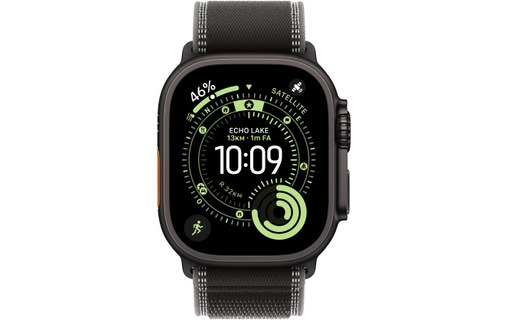 Boucle Trail pour Apple Watch 49 mm - Apple - M/L - Noir - Finition Titane Noir