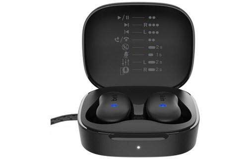 Écouteurs sans fil Belkin SoundForm Anywhere, Noir - Bluetooth