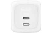 Chargeur USB-C 67W - 2 ports - Belkin BoostCharge Pro - Blanc