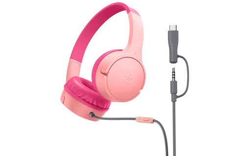 Casque Belkin SoundForm Mini, Rose