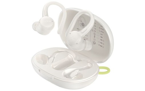 Écouteurs sans fil Belkin SoundForm ActiveFit à réduction de bruit, Blanc