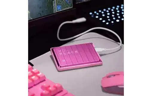 Western Digital WD Black P10 Game Drive 2 To - Rose - Disque dur externe