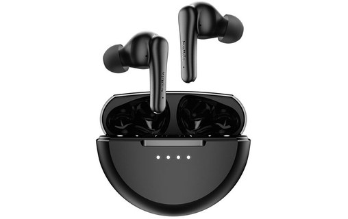 Écouteurs sans fil Belkin SoundForm Rhythm à réduction de bruit, Noir