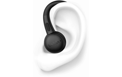 Écouteurs sans fil Belkin SoundForm ActiveFit à réduction de bruit, Noir