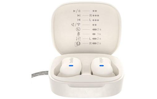 Écouteurs sans fil Belkin SoundForm Anywhere, Blanc - Bluetooth