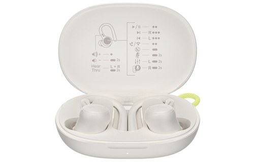 Écouteurs sans fil Belkin SoundForm ActiveFit à réduction de bruit, Blanc