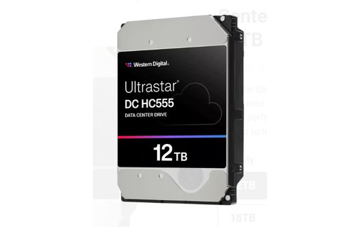 Western Digital Ultrastar DC HC555 12 To - Disque dur 7200 tr/min - 0B48720